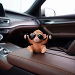 Cute Monkey Swing Car Hanging Ornament | Rearview Mirror Pendant
