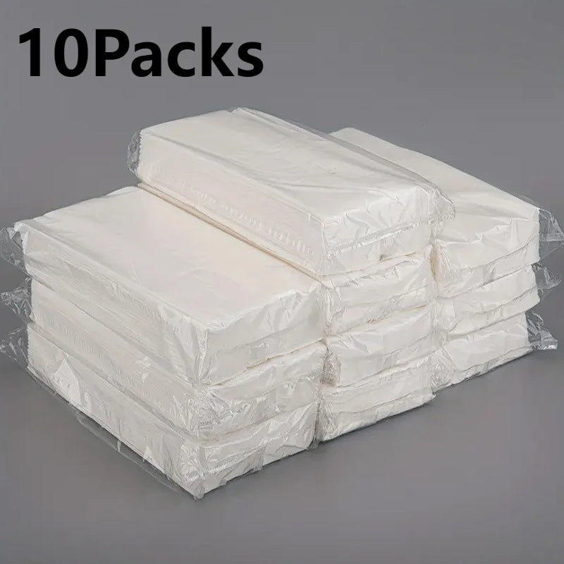 5/10Packs Car Tissues Refill Disposable Tissues for Travel Hotel Restaurant Bathroom Car Tissue Box Paper Refill Napkin