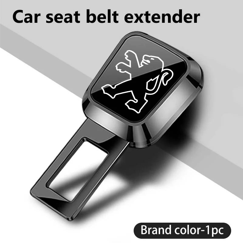 Car Seat Belt Extender Plug for Peugeot 206 207 208 3008 307 308 2008 407 508 5008 106 close-up view