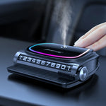 Solar Car Aromatherapy Perfume | Electric Atmosphere Light and Parking Sign close-up view