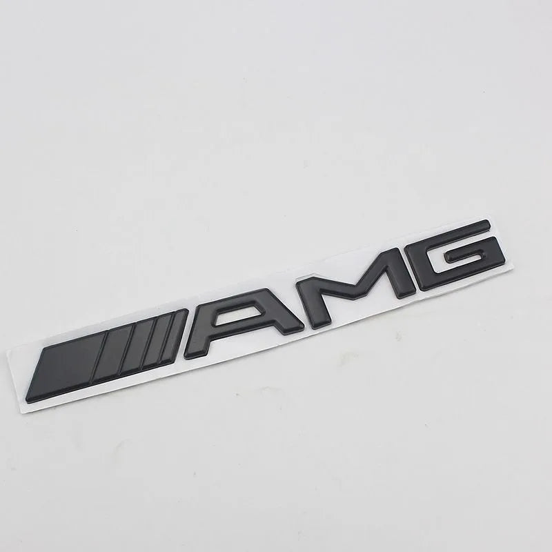 ABS Car Logo Emblem For Mercedes Benz AMG A B C E G CLA W211 W203 W204 W210 W124 Rear close-up view
