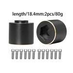 Brass Weights 12mm Wheel Hex Hub Widen Adapter for 1/10 RC Crawler 1.9 2.2Inch Wheels Ri detail view