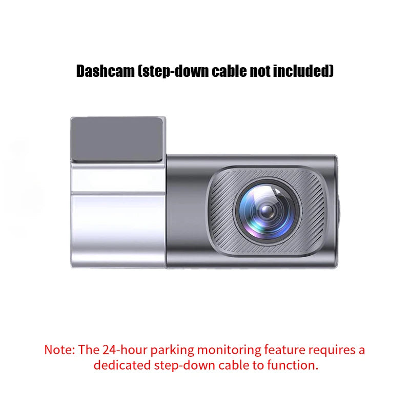 Mini Hidden 1080P Dash Cam | Night Vision, 24H Parking, Loop Recording, App Control detail view