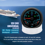 HD Customized 85mm 3 in 1 Gauge | GPS Speedometer, Fuel Gauge, Tachometer with Antenn alternate view