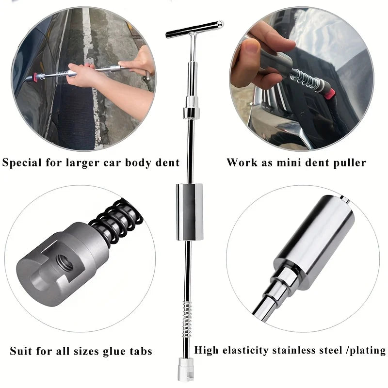 New Paintless Dent Removal Kit for Car Body Repair Tools Dent Removal Tools Hail Damage Repair Tools Dent Puller Kit