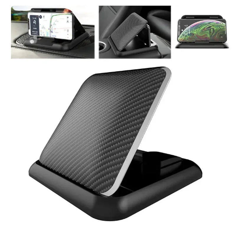 Car Center Console Phone Stand | Dashboard Navigation Desktop Holder for Auto Vehicle