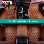 KAHOOL Custom Car Floor Mats For Nissan Patrol Y61 Y62 Y63 Armada Auto Carpets Foot Coche Accessorie