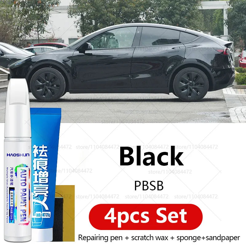 Car Paint Repair Pen For Tesla Model X Y S 3 | 4PCS Scratch Repair Kit detail view