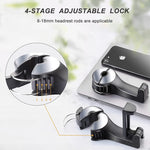 2 in 1 Car Headrest Hook Phone Holder Hanger