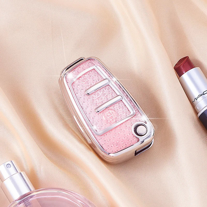 Luxury Diamond Pattern TPU for Audi A1 A3 A4 A5 A6 A7 Q3 Q5 S6 B6 B7 B8 C6 8P 8V 8L T lifestyle view