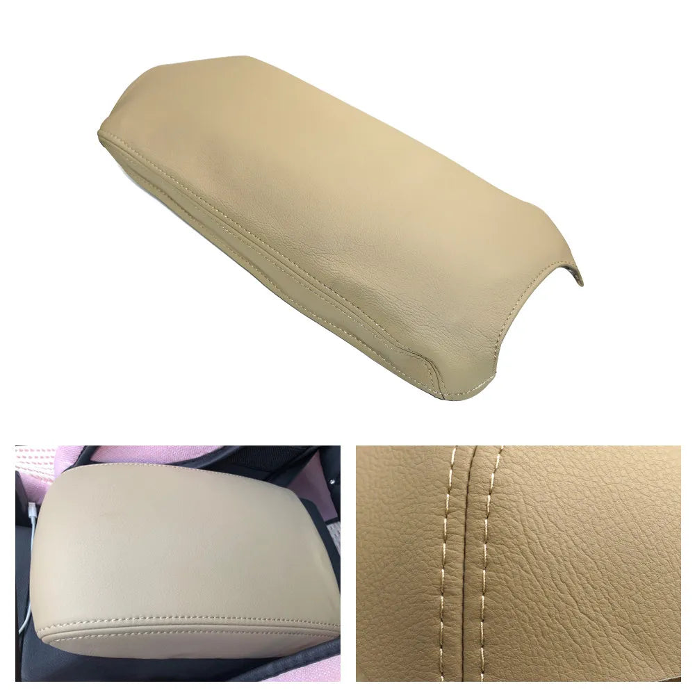 Car Styling Center Console Armrest Box Trim Cover For Toyota Camry 2012 2013 2014 2015 2016 2017 Leather Protection Pad