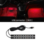 Neon LED Car Interior Ambient Foot Light With USB alternate view