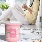 Car Interior Air Freshener Decorative Accessories Solid white peach flavor Canned Car Aromatherapy Multi-functional Fiber Deodor