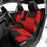 Car Seat Covers Full Set Front Split Rear Bench For Car Universal Cloth SUV Sedan Van close-up view