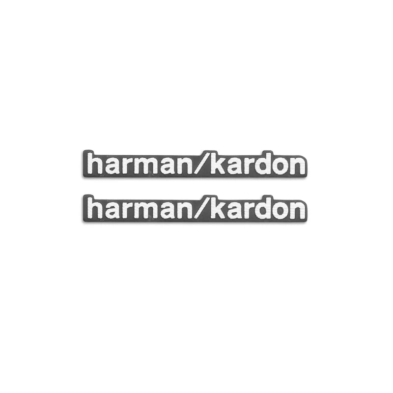 Harman Kardon BOSE Badge aluminum 3D car audio stickers For bmw Dacia Alfa Romeo Lada Skoda Hyundai Infiniti Volvo Audi Jaguar