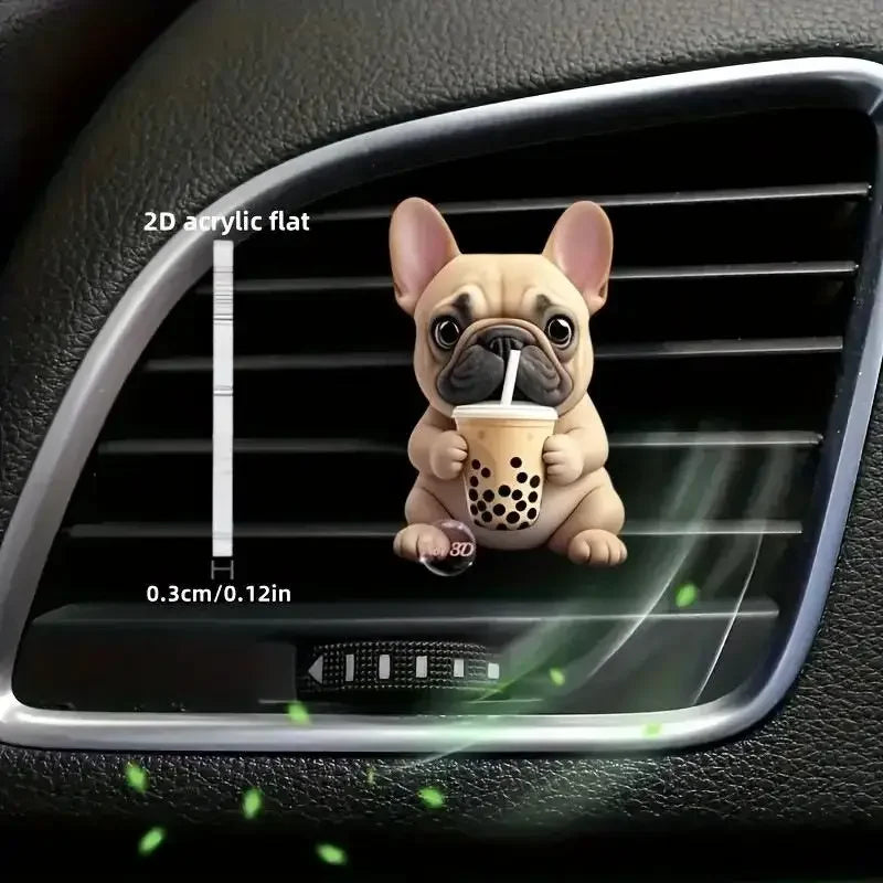 Car Outlet Vent Perfume Clips | 2D Air Freshener Diffuser for Car Interior Decoration lifestyle view