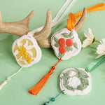 Car fragrance pendant Osmanthus Gardenia Osmanthus Perfume Plaster Gifts for Parents and Friends
