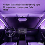 Car Front Windshield Sunshade Silver Titanium Heat Insulation lifestyle view