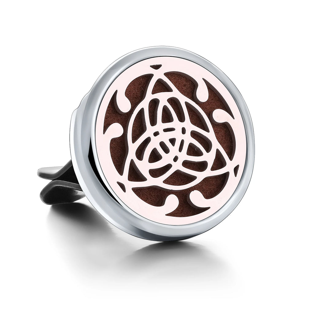 Refillable Car Air Freshener Diffuser Clip | Auto Vent Aromatherapy close-up view
