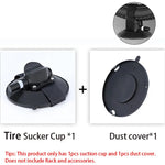 Rockbros Suction Cup Holder with Pump | Roof-Top Bike Rack Vacuum Mount for MTB and Road detail view
