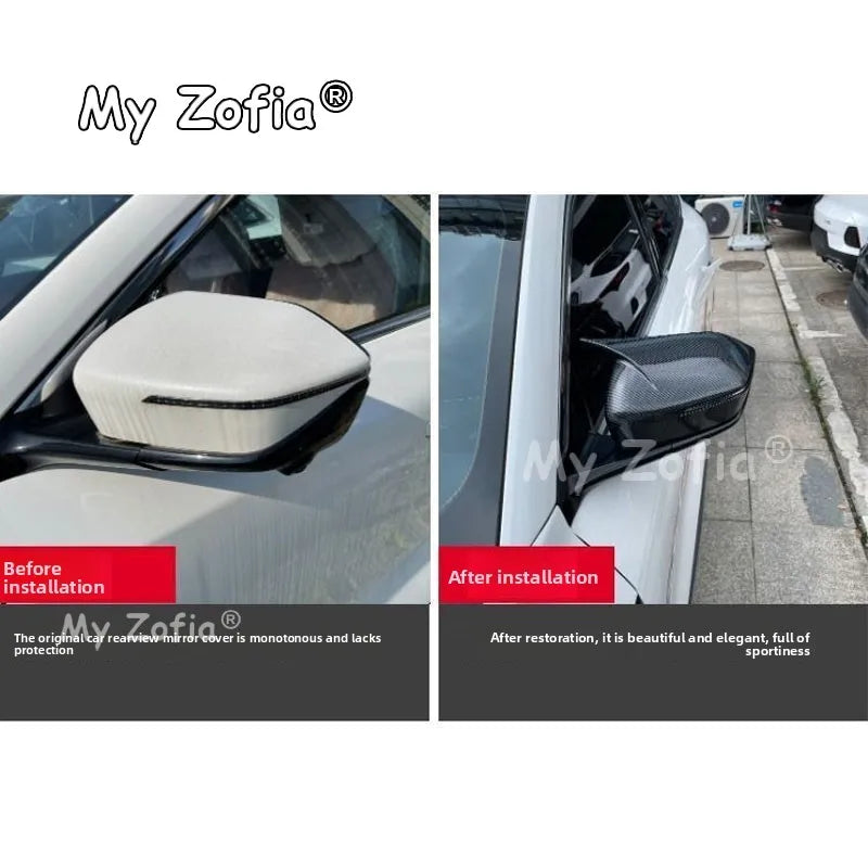 For CHANGAN UNI-S Changan CS55 Plus Gen 4 2026 Car Side Rearview Mirror Cover Trim Cap Exterior Decorative Cover Accessories