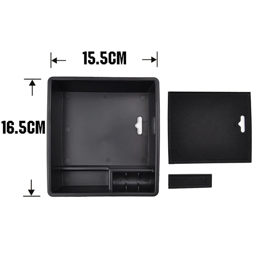 Central Armrest Storage Box For Toyota Hilux 2004-2015 Center Console Bin Glove Tray Holder Case Car Stowing Tidying 2013 2014