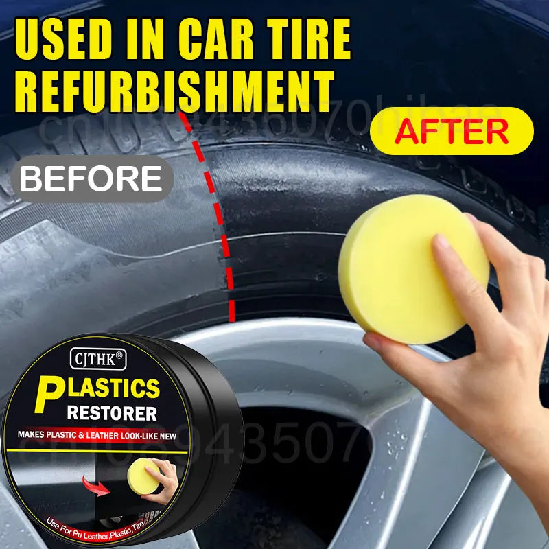Plastic Trim Restorer Back To Black Gloss Leather Coating additional angle
