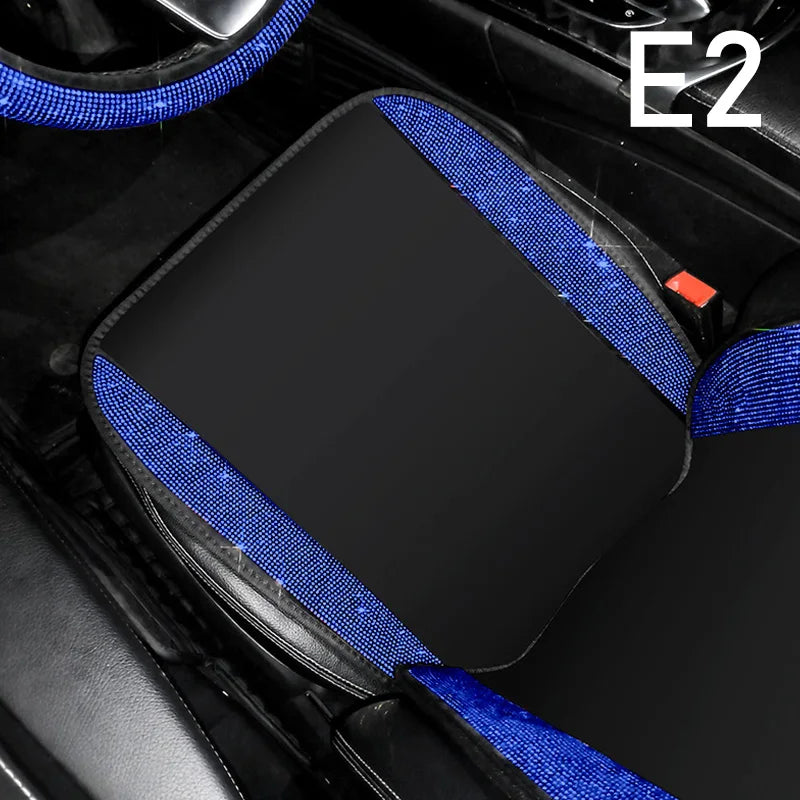 Ladies Car Interior Accessories Shiny Diamond Universal Car Seat Cover Fashion Luxury alternate view