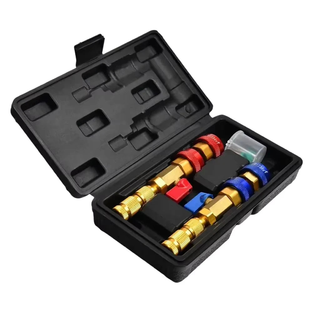 R134A Auto Air Conditioner Refrigerant-Free Valve Core Removal, Installer, Air Conditioner High and Low Pressure Spool Tool
