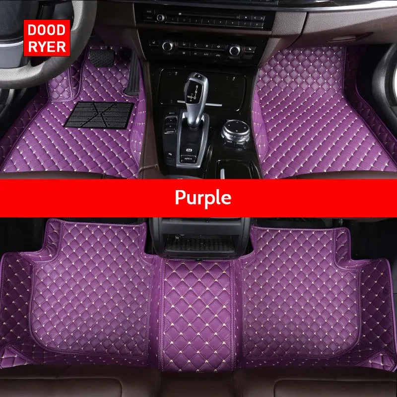 DOODRYER Custom Car Floor Mats For Toyota Prius 2th 3th W2 W3 2003-2015 Auto Carpets Foot Coche Accessorie