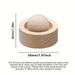 Car & Home Essential Oil Diffuser - Made of Wood Mini Cute Natural Fragrance Diffus additional angle