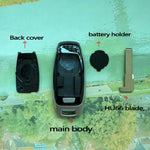 Modified Car Key Housing Key Case Shell for Volkswagen for VW Beetle Eos Golf Jetta Sh close-up view