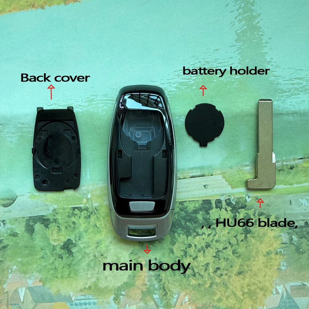 Modified Car Key Housing Key Case Shell for Volkswagen for VW Beetle Eos Golf Jetta Sh close-up view