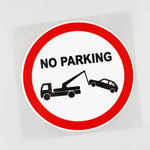 Car Stickers Traffic Sign No Parking Stickers Car Exterior Parts Accessories Decals Products Cover Scratches
