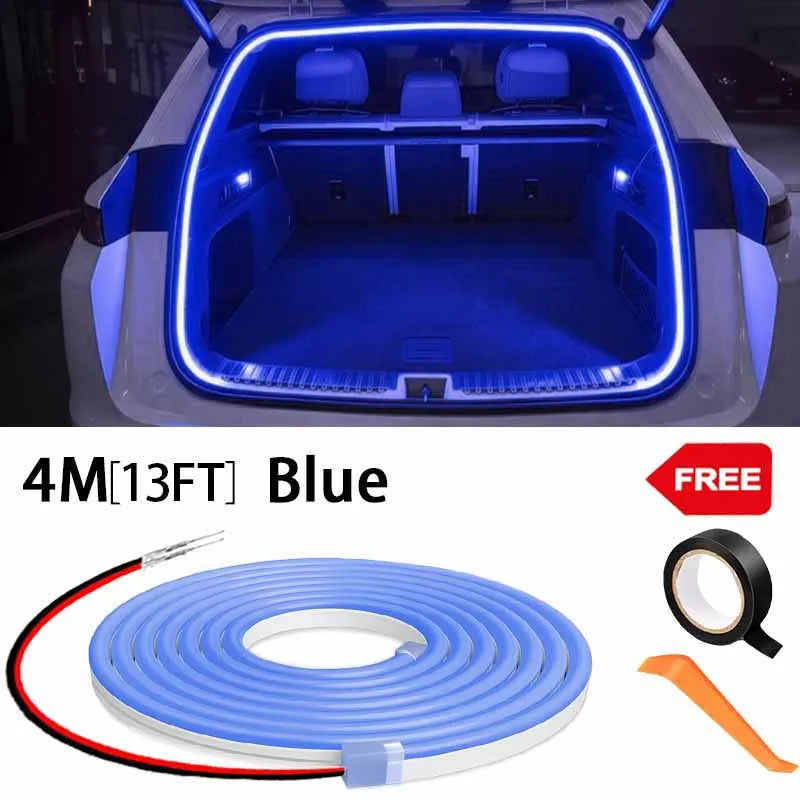 Car High Brightness Trunk Lighting Ambient Light Interior Decoration LED Wiring Free lifestyle view