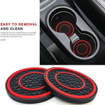Anti Slip Car Cup Holder Coaster 2-Piece