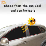 Universal Car Sunshade Window with 10 Magnetic Suction | Heat Insulation Cloth Cover