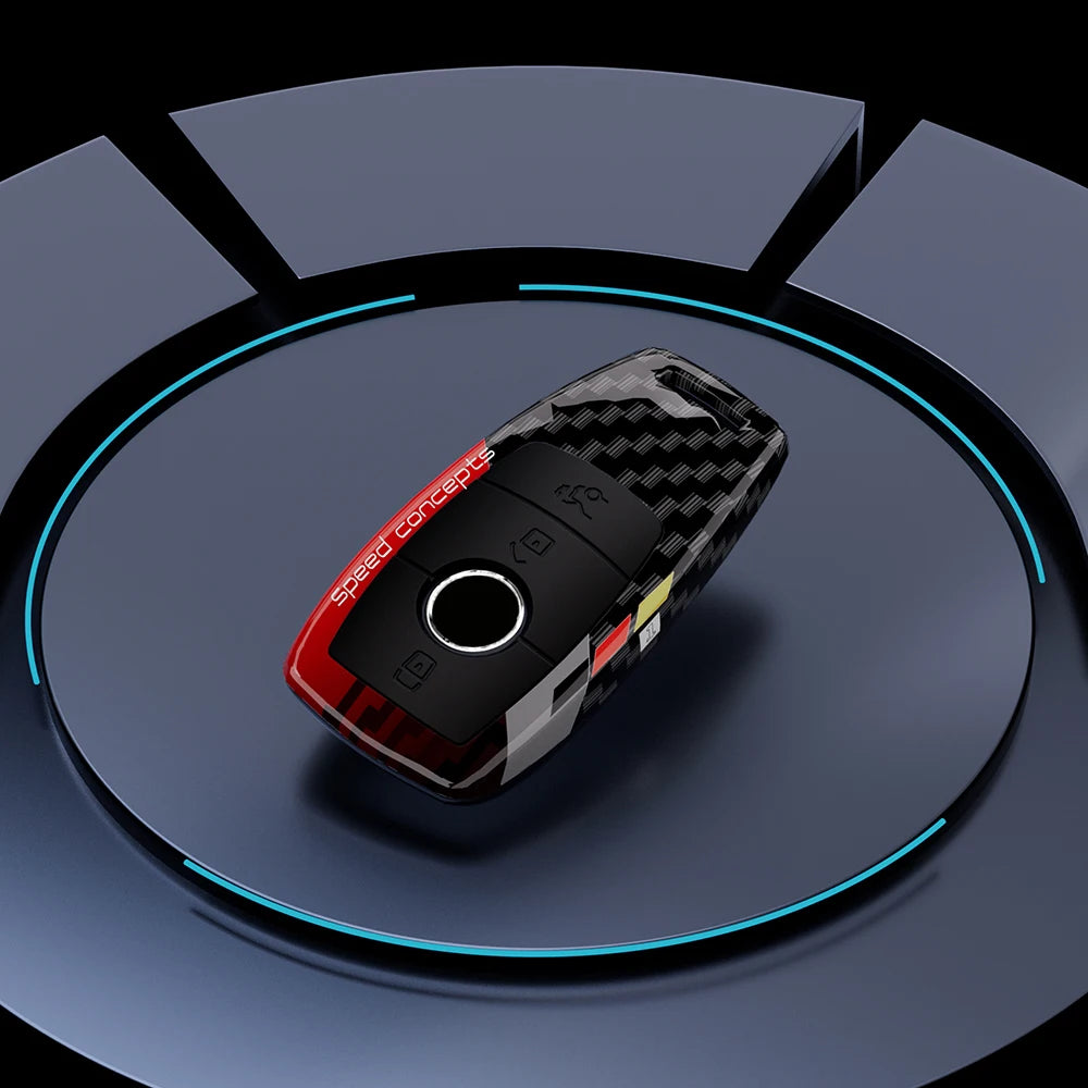 Fashion Car Remote Key Case Cover For Mercedes Benz A C E S G Class GLC CLE CLA GLB GLS W177 W205 W213 W222 X167 AMG