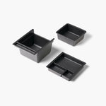 Upper Lower Slidable Console Storage Box Armrest Tray Insert For Tesla Model Y L 2026 alternate view