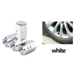 Aluminum Alloy Car Tire Valve Caps | 4-Pack Waterproof Dustproof Stem Covers for Au additional angle