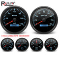 110mm Gauge+52mm Gauges 6 Gauge Set With Sensors 120MPH GPS Speedometer 8000rpm Tachometer Voltmeter Temp Press Fuel 240-33ohm