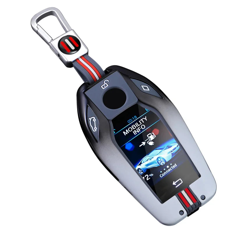 Metal Car Key Cover Fob Case Shell for BMW G30 G12 G11 G32 G31 5 7 Series I8 I12 I15 G01 detail view