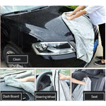 Microfiber Towel Car Wash Accessories Super Absorbency Car Cleaning Cloth Premium Mic lifestyle view