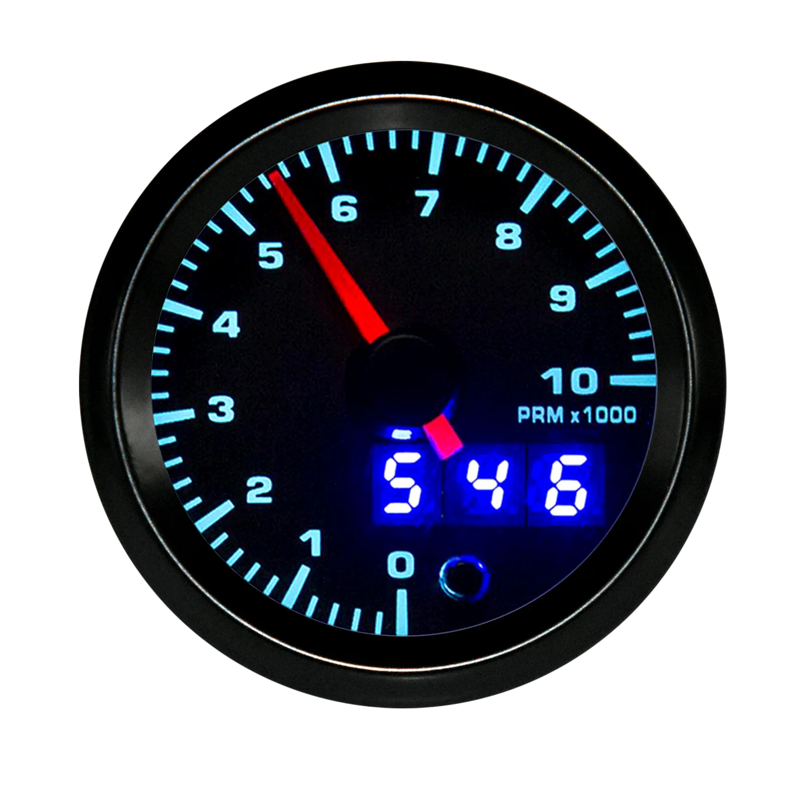 52mm 7 Color LED Dual Display Gauge | Boost PSI BAR Water Oil Temp Pressure Voltmeter alternate view