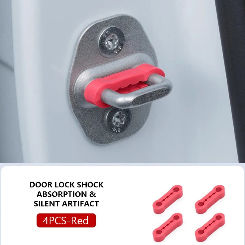 Silicone Car Door Buckle Cushion 4pcs alternate view