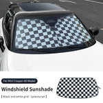 Car Front Windshield Sunshade UV Blocking Cover | For Mini Cooper F56 F60 R56 R60 J01 lifestyle view