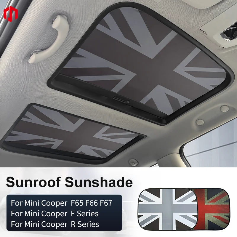 Mini Cooper Sunroof Sunshade Cover | UV Protection Heat Shield Foldable