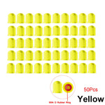 10/25/50/100Pcs Universal Plastic Tire Valve Caps for Cars, Trucks, Motorcycles, and Bic detail view
