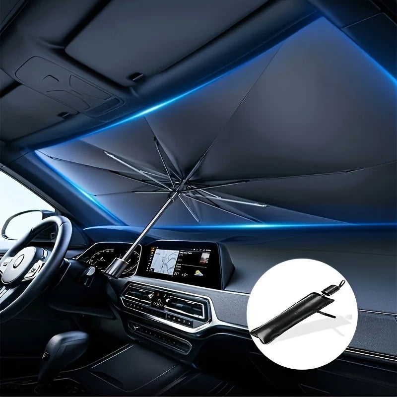 2025 Car Windshield Sun Shade Foldable Umbrella Front Window Cover