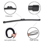 Xukey 3Pcs Front Rear Windscreen Wiper Blades Set For Volvo XC90 MK2 2020 2019 2018 20 close-up view